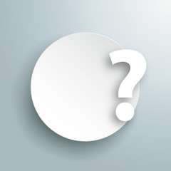 Paper Circle Question Gray