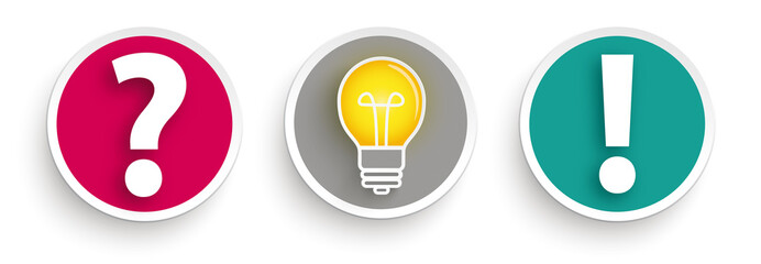 3 Buttons Question Idea Answer