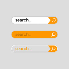 Fototapeta premium Search web bar, vector internet user interface