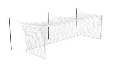 Soccer Goal Post Isolated