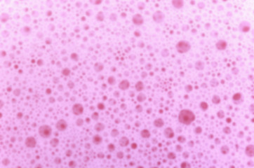 Pink soap bubbles For a background image