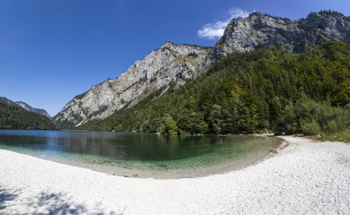 Naklejka na ściany i meble Lake Leopoldsteiner near Eisenerz in Styria, Austria