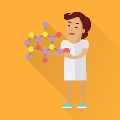 Scientists Woman at Work