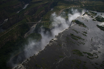 Victoria Falls from the Air, Zambia/Zimbabwe