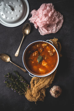 Pork stew with vegetables