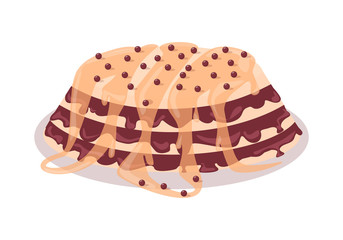 Bon Appetit. Festive Cake Web Banner. Chocolate