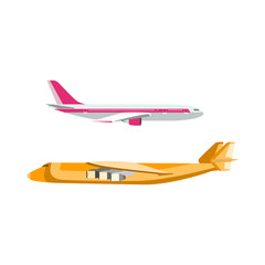 Airplane vector illustration.