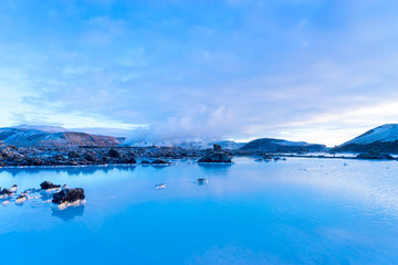 Fototapeta na wymiar The Geothermal Power Station at the Blue lagoon Iceland