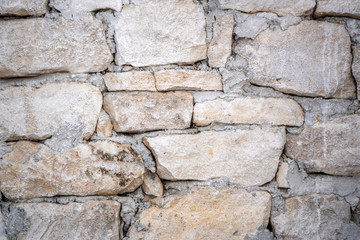 Close-up stonewall texture