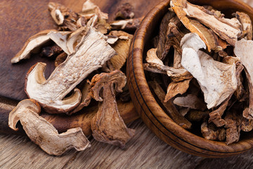 dried mushrooms