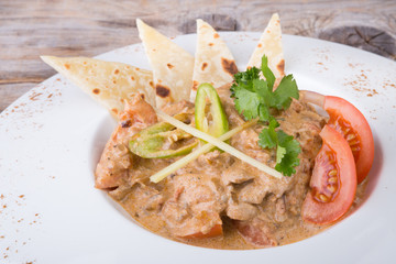 Chicken masala dish