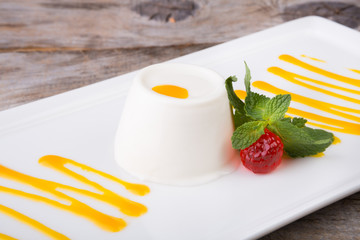Indian dessert on plate