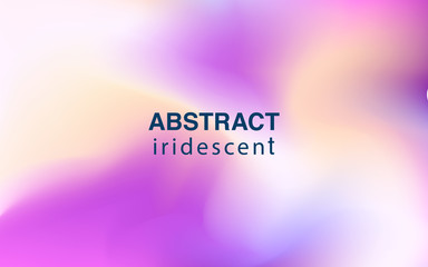 Abstract purple iridescent background rectangular composition