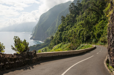Evergreen landscape of Madeira island, Portugal
