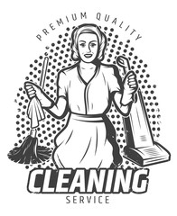 Vintage Cleaning Service Template