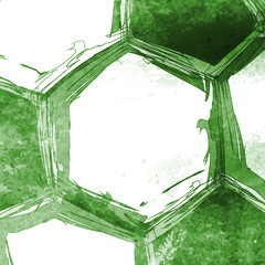 Fototapeta premium Football soccer ball easy all editable
