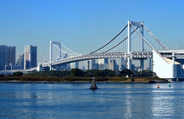 レインボーブリッジのある風景