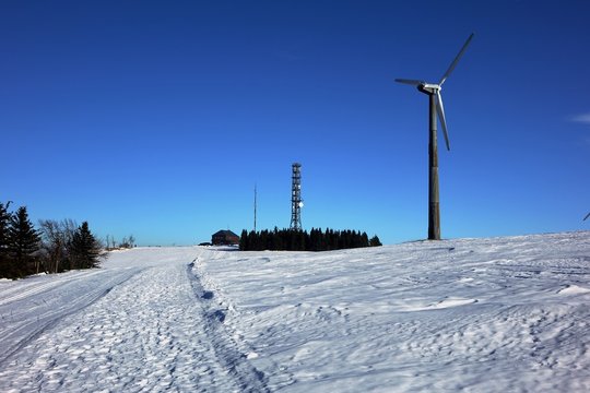 winter auf dem hirtstein