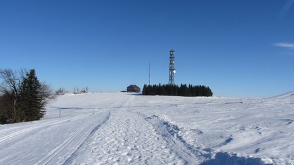 winter auf dem hirtstein