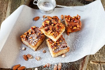 Pear almond cake