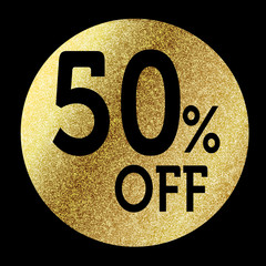 50 Percent Discount 