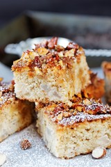 Pear almond cake