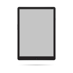 Black Tablet with gray screen