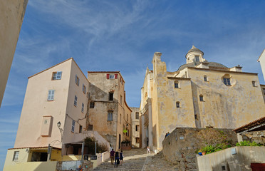 Fototapeta premium Inside of the citadel of Calvi