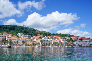 Fototapeta na wymiar Korcula island in Croatia, Europe. Summer destination
