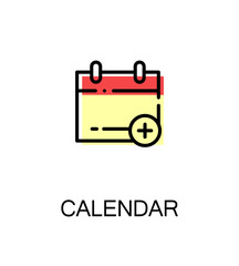 Calendar flat icon