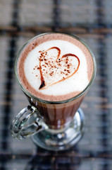 coffee latte heart