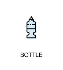 Bottle flat icon