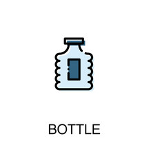 Bottle flat icon