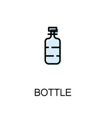 Bottle flat icon