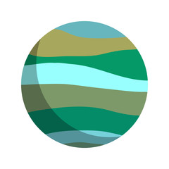 planet flat icon