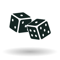 dice icon monochrome