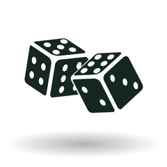 dice icon monochrome