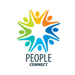 vector logo people