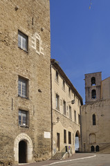 Fototapeta na wymiar tower and church, Grasse, Provence, France