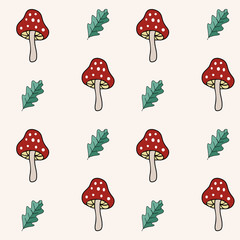 Autumn seamless pattern.