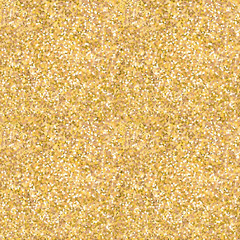 Gold glitter texture. Design element. Seamless pattern