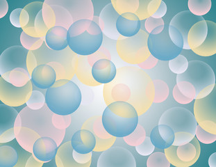 abstract colored background with circles.