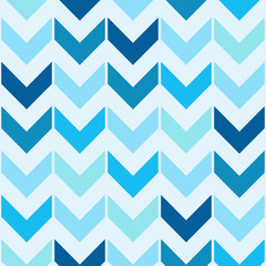 Geometric blue seamless pattern. Vector illustration.
