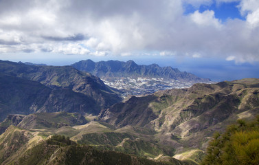 Fototapeta na wymiar Central Gran Canaria