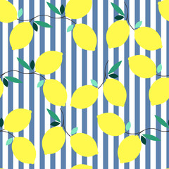 Pineapples seamless pattern. Vector illustration. - 136041333