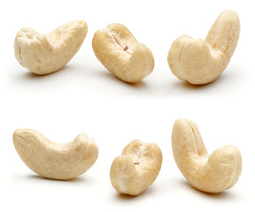 Cashew nut isolated