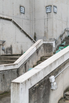 Abandoned stadium
