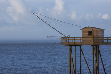La p&ecirc;che avec les carrelets de Charente-Maritime