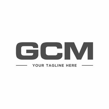 GCM Letter Initial Logo Vector