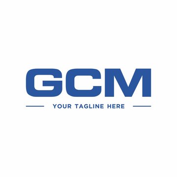 GCM Letter Initial Logo Vector